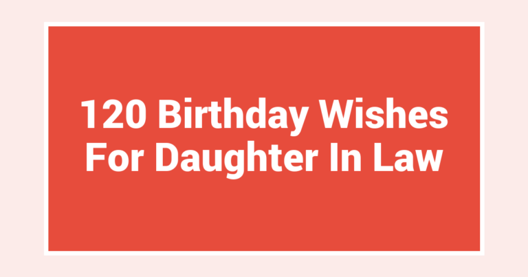 120 Birthday Wishes For Daughter In Law