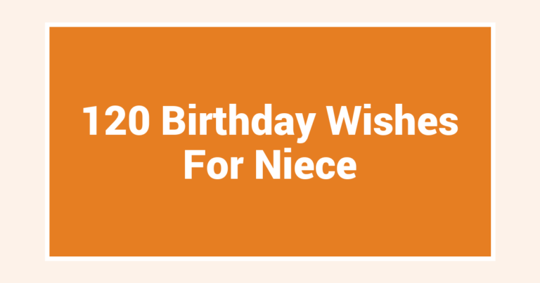 120 Birthday Wishes For Niece