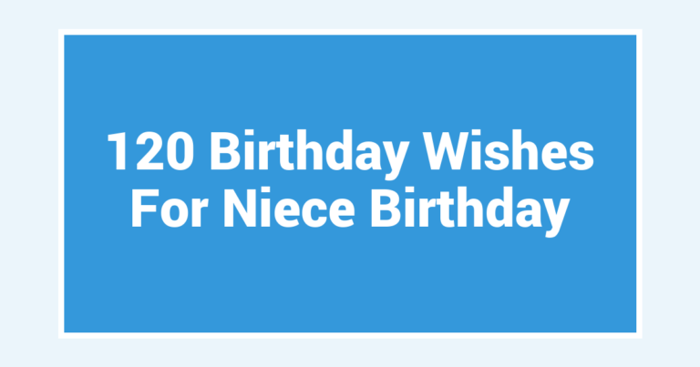 120 Birthday Wishes For Niece Birthday