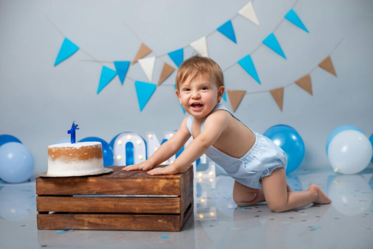 baby boy birthday wishes celebration card