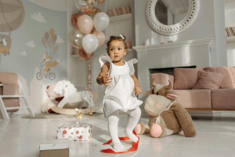 baby girl birthday wishes card celebration