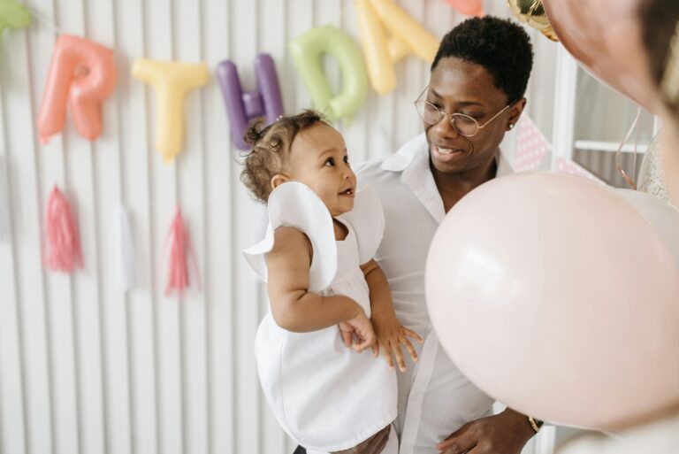 father daughter birthday celebration family love