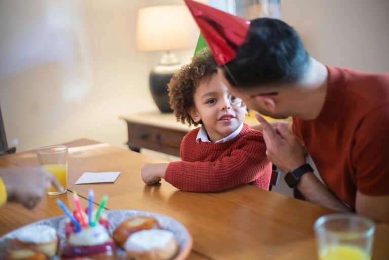 father son birthday wishes card celebration