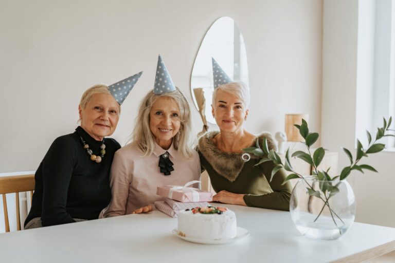 female friend birthday celebration happy