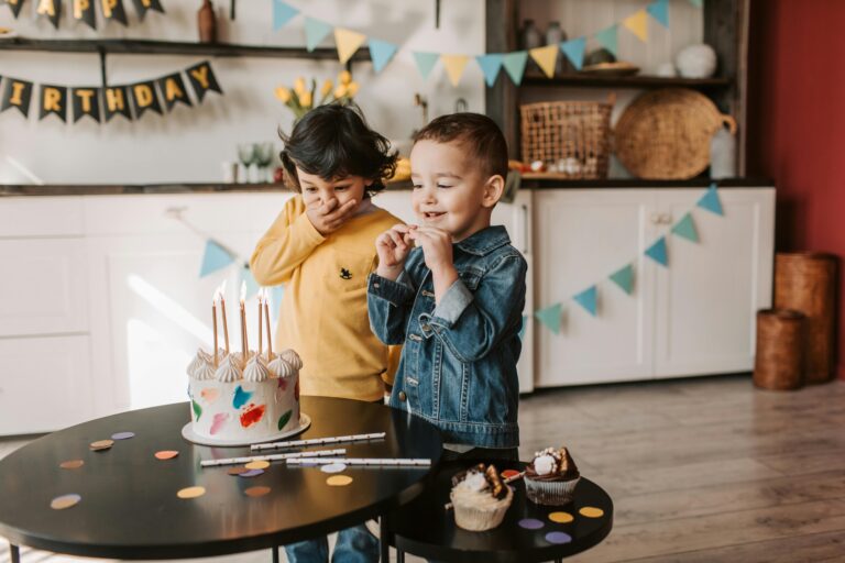 nephew birthday celebration happy child