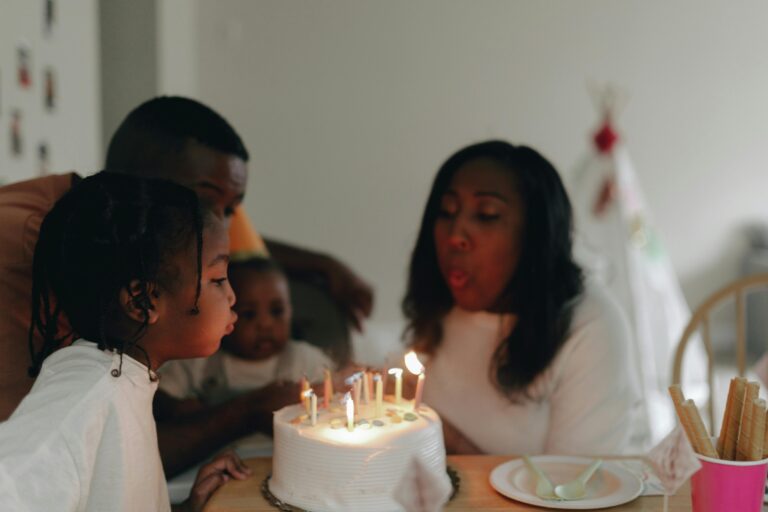 nephew birthday celebration happy family