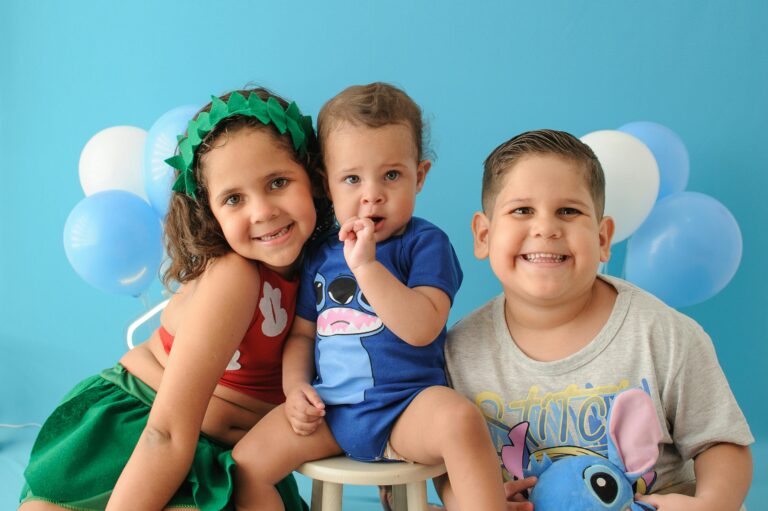 sister cousin birthday celebration happy family