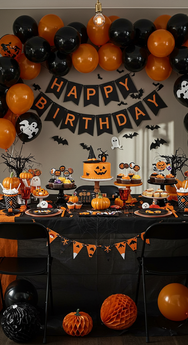 14 Halloween Birthday Party Decor