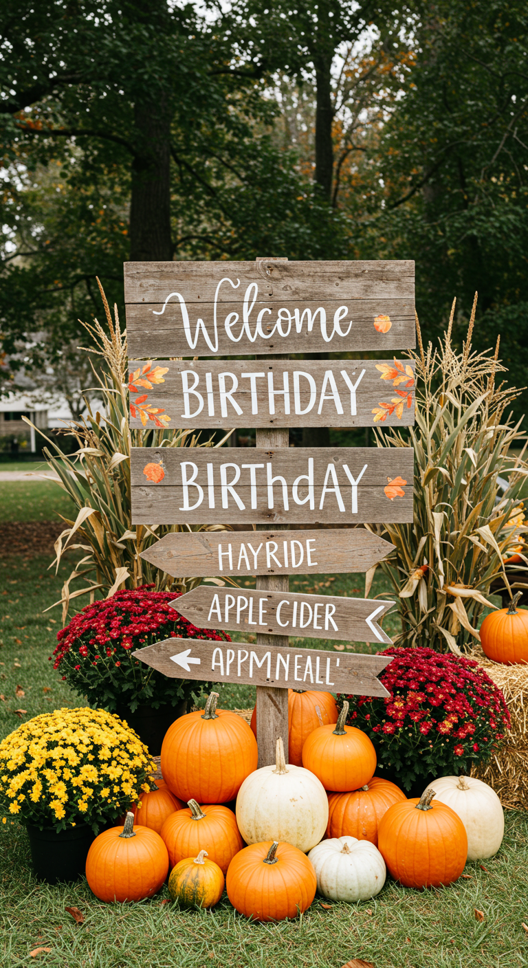 11 Fall Birthday Party Ideas Outdoor
