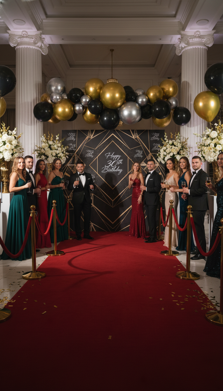 Hollywood Glamour Red Carpet