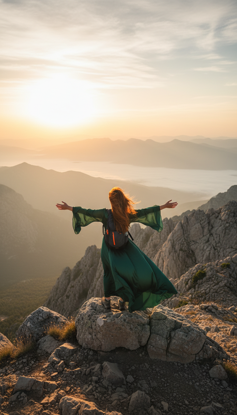 Adventurous Mountain Goddess