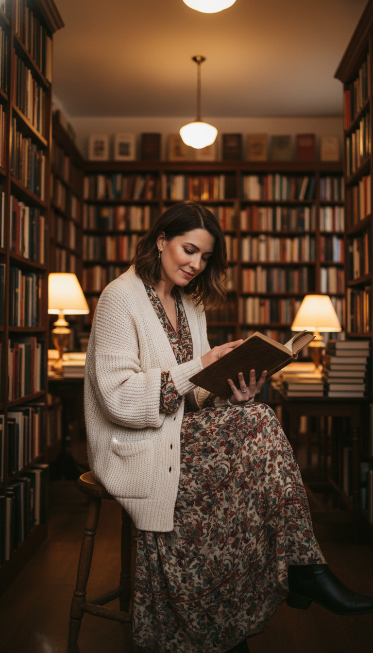 Whimsical Bookstore Dream