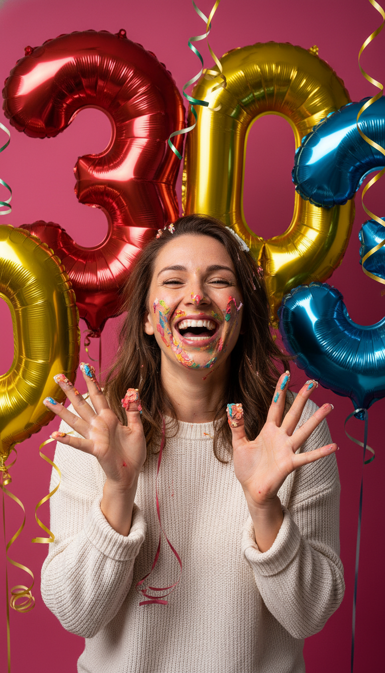 Colorful 'Dirty 30' Fun