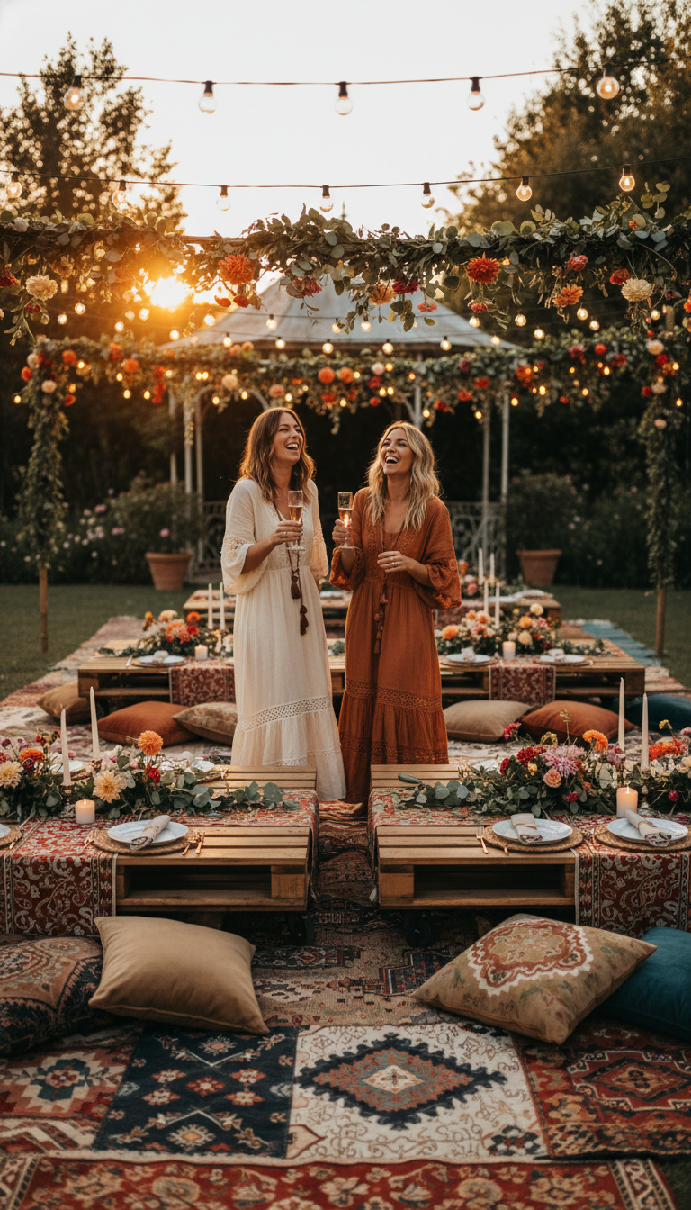 Chic Bohemian Garden Party: Boho Bliss for Her 30th!