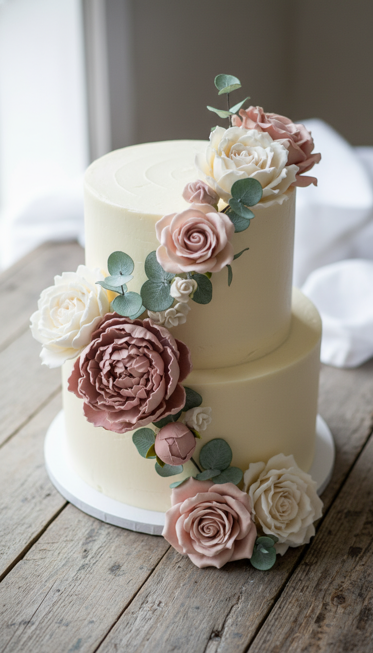 Blooming Beauty Floral Cake