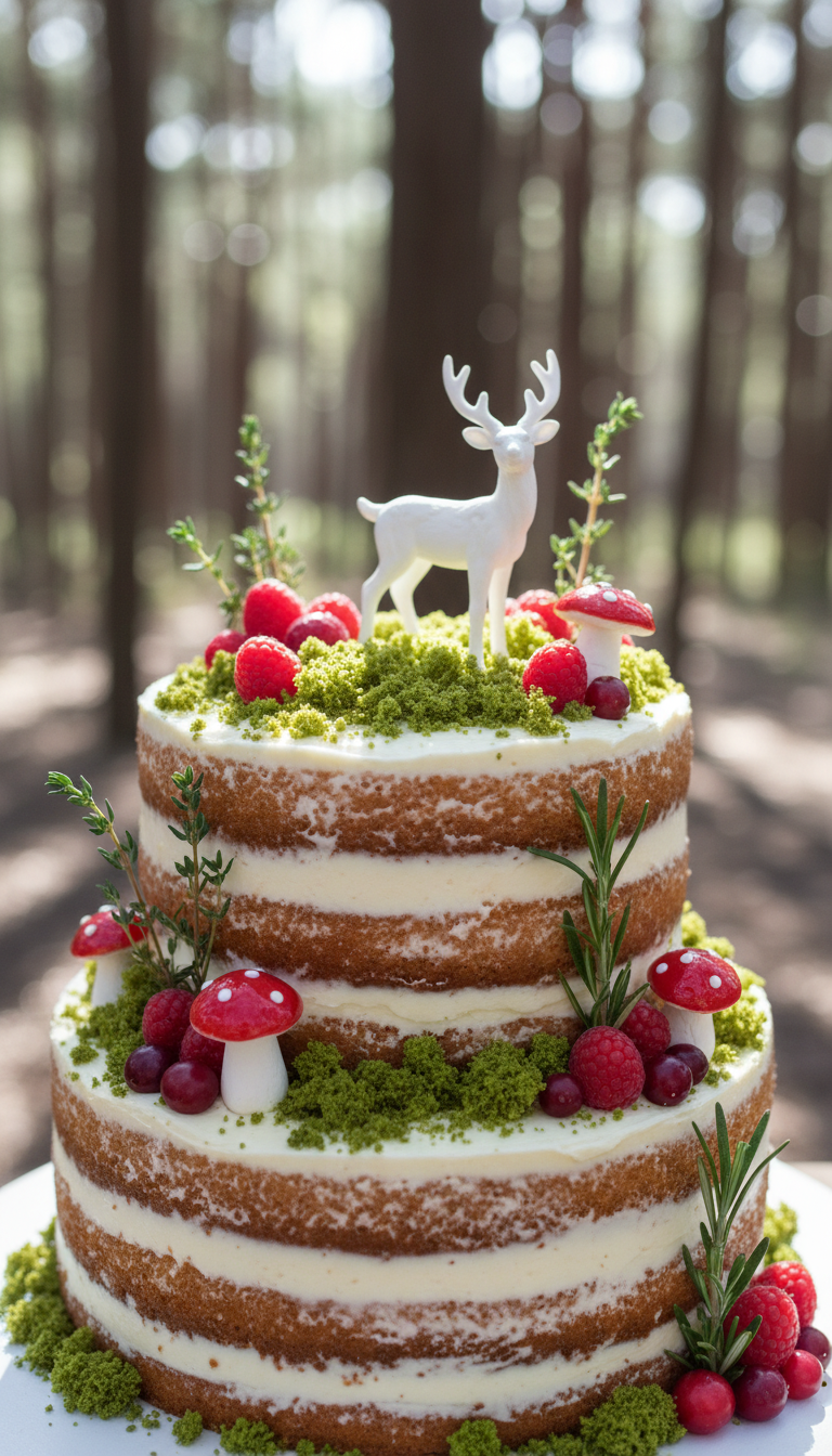 Enchanting Woodland Fairy Cake