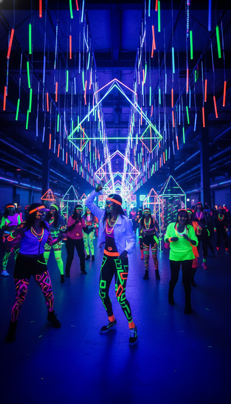 Electrifying Neon Glow Party