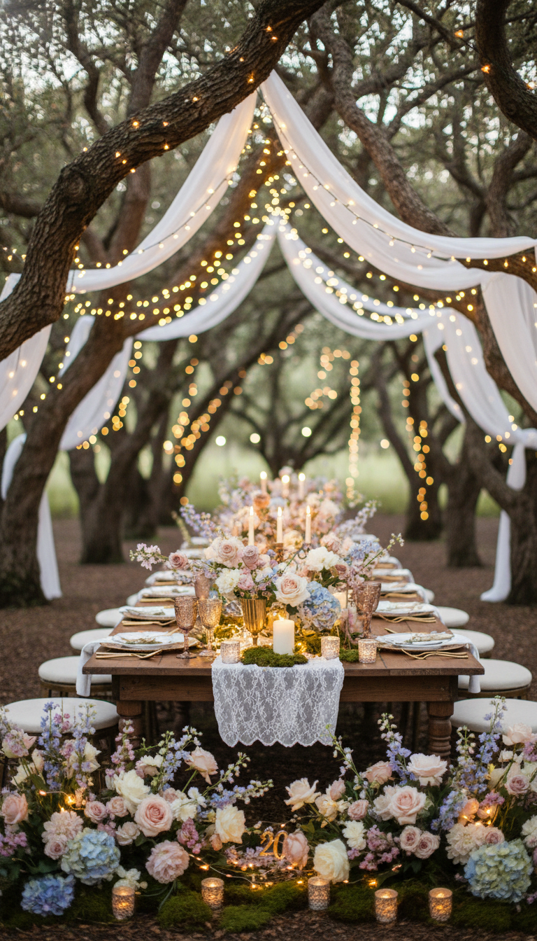 Whimsical Wonderland: Enchanting Garden 20th Birthday!