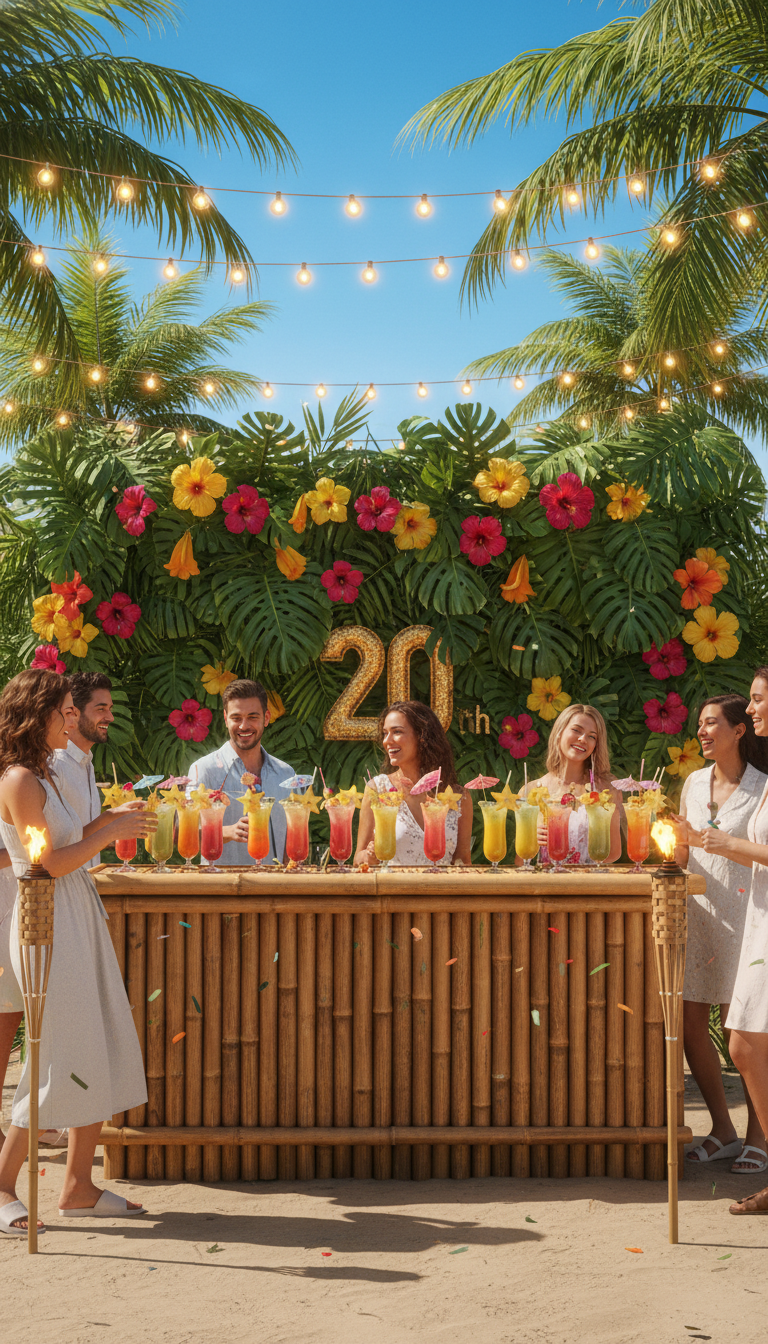 Aloha 20! Dive Into a Tropical Paradise Birthday Party!