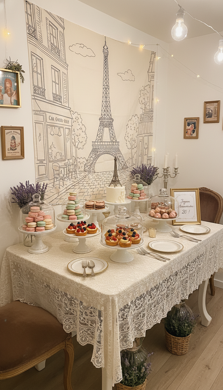 Ooh La La 20! A Sweet Parisian Cafe Birthday Bash!