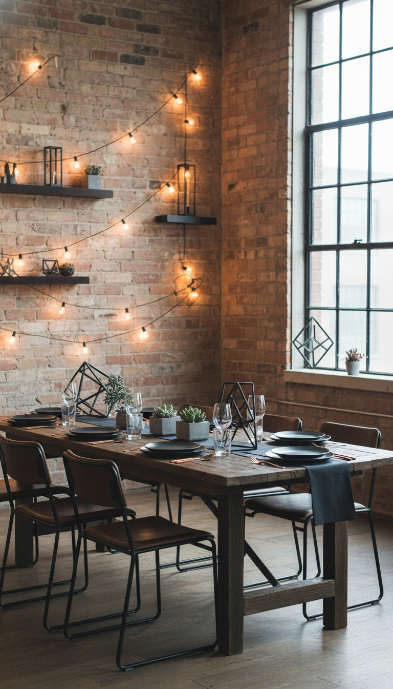 Edgy & Elegant: Industrial Chic 20th Birthday Loft Party!