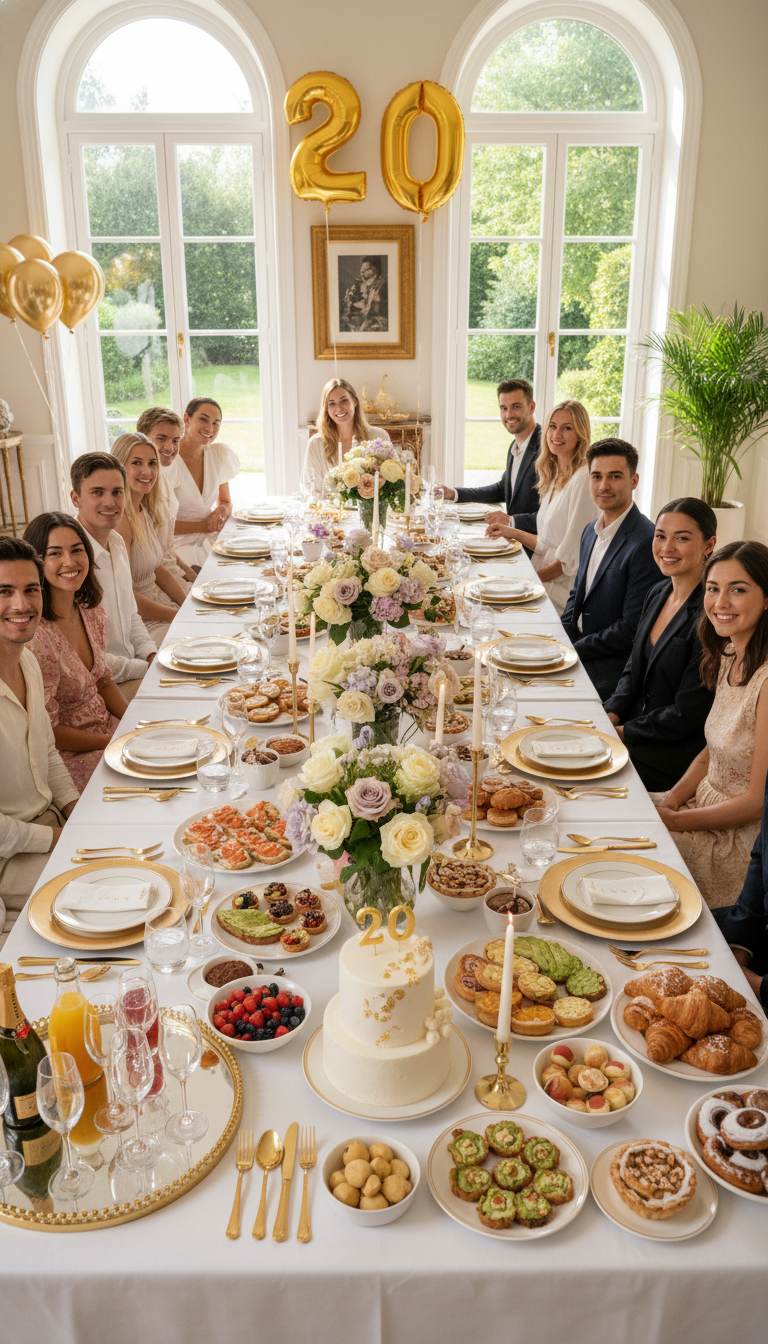 Golden Twenty Elegant Brunch