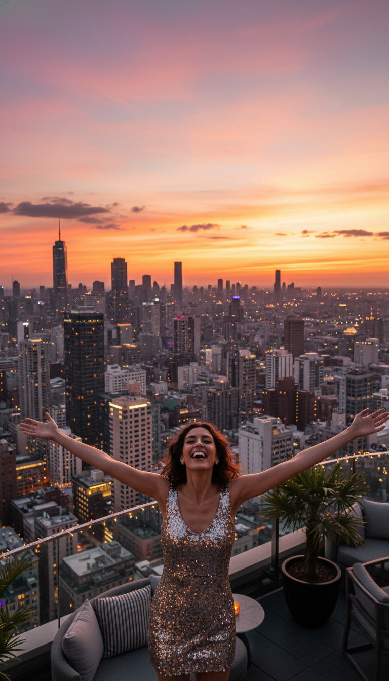 Twenties & Thriving Rooftop