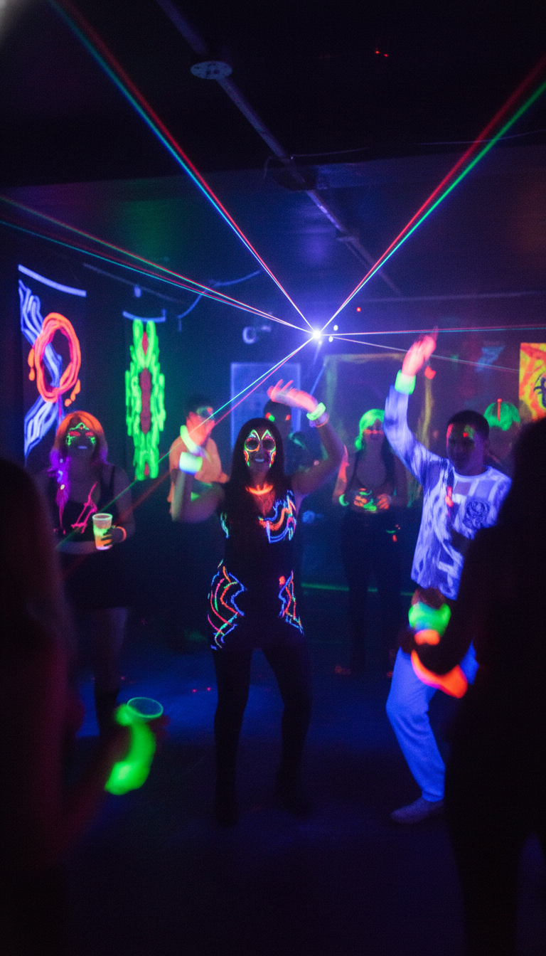 Neon Glow-Up Dance Party