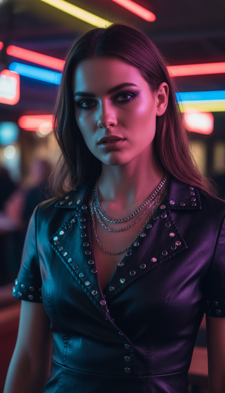 Unleash Your Inner Rebel: Edgy 20th Birthday Leather Look