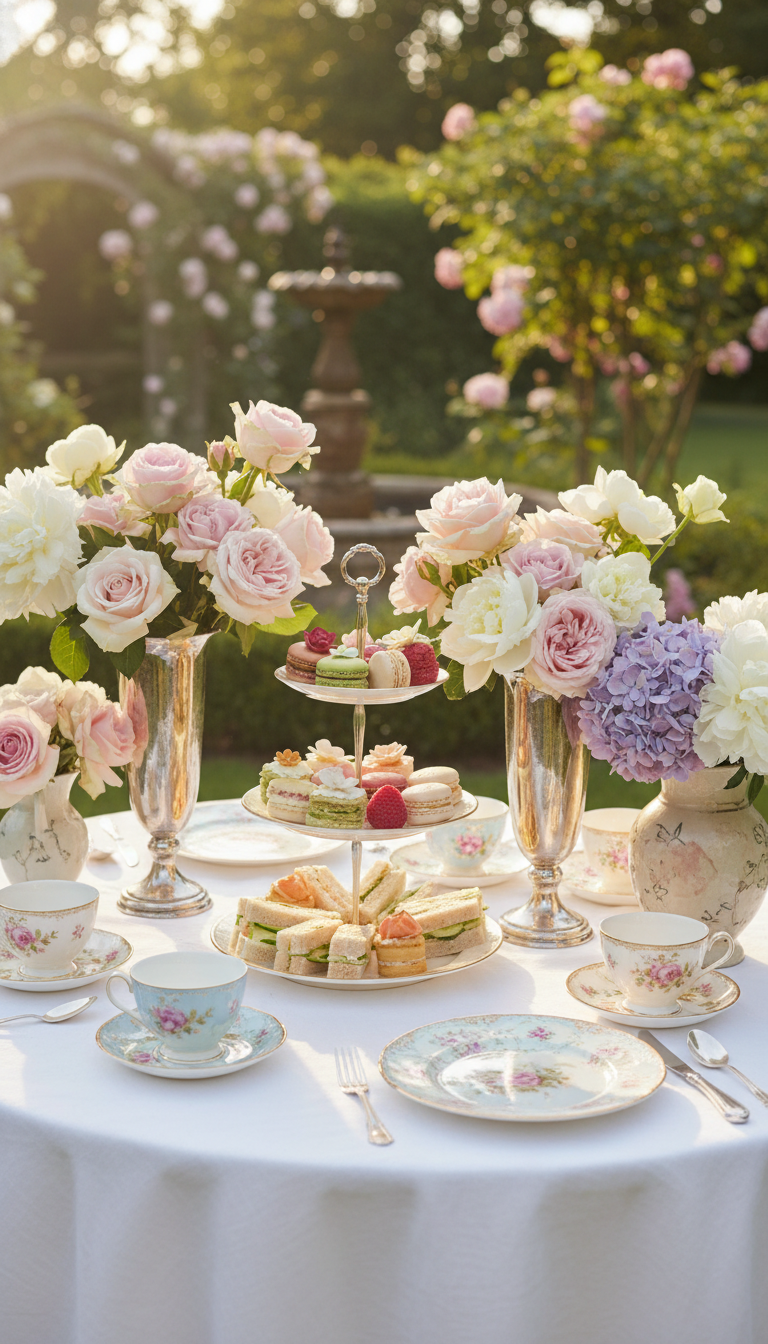 Chic Vintage Glam Tea Party