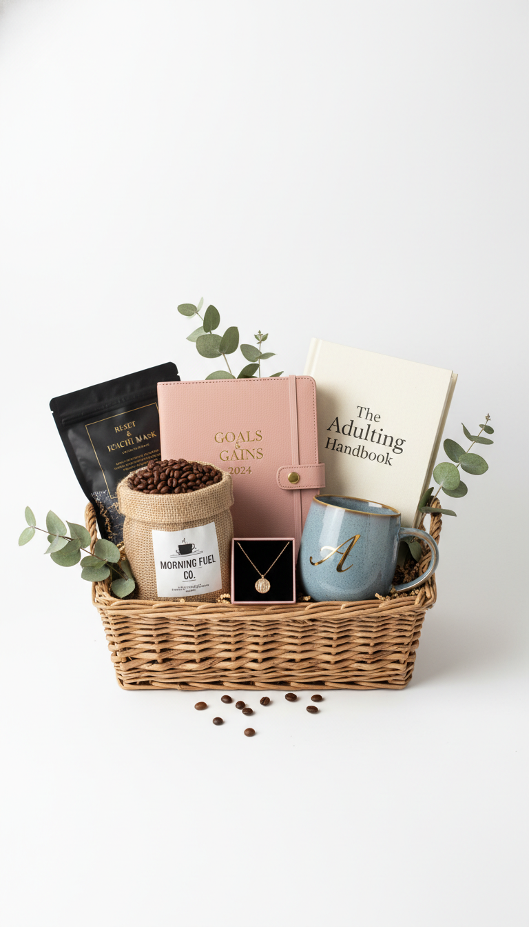 Twenty-Something Survival Kit Gift Basket