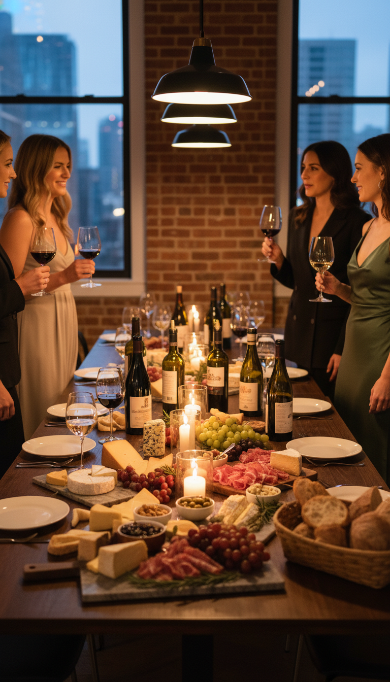 Wine & Cheese Tasting Soirée: Sophistication in Every Sip