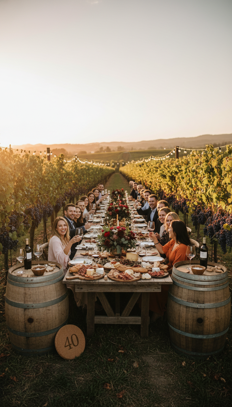 Wine Country Vineyard Soiree
