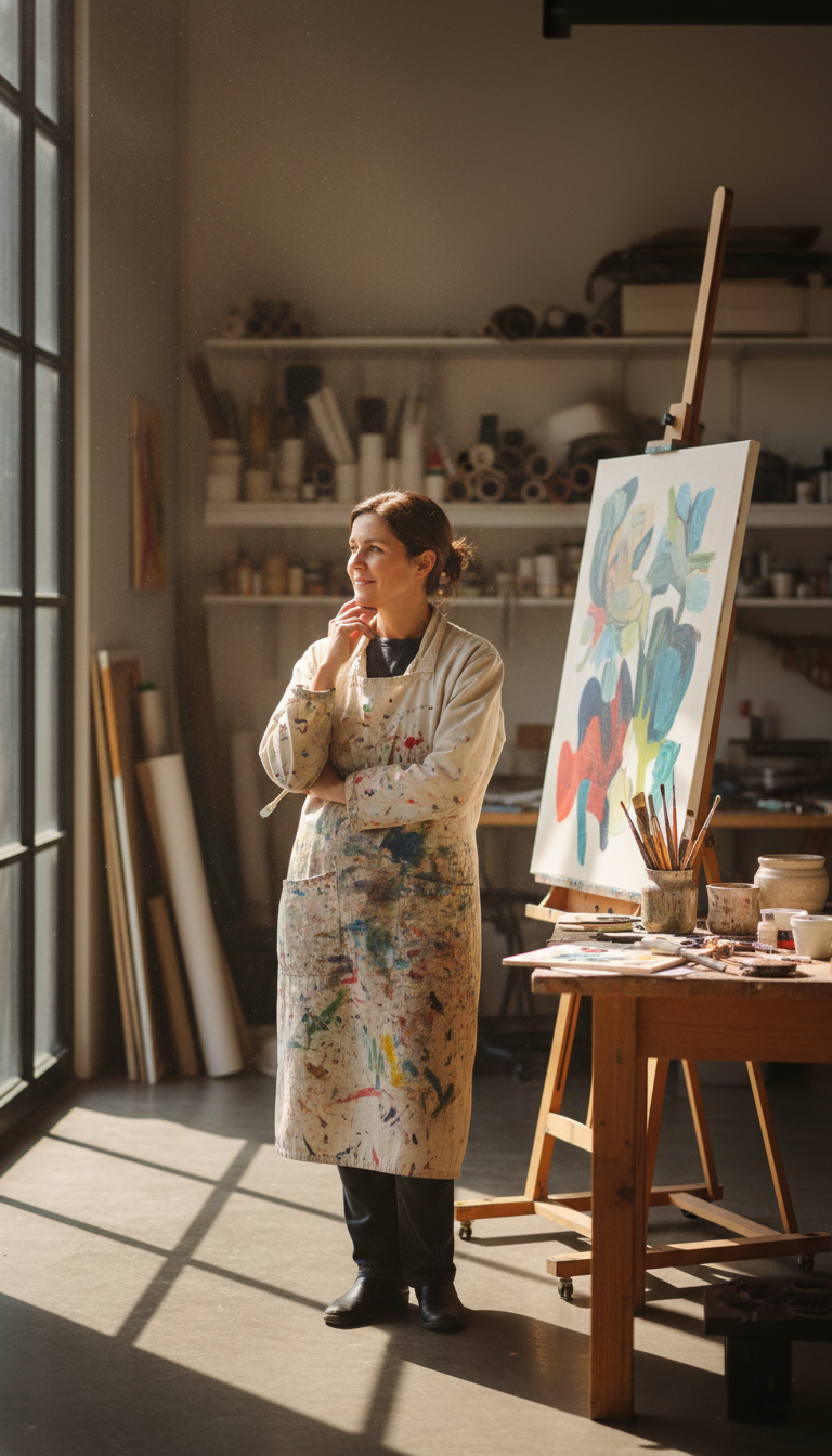 Artistic Expression in Studio