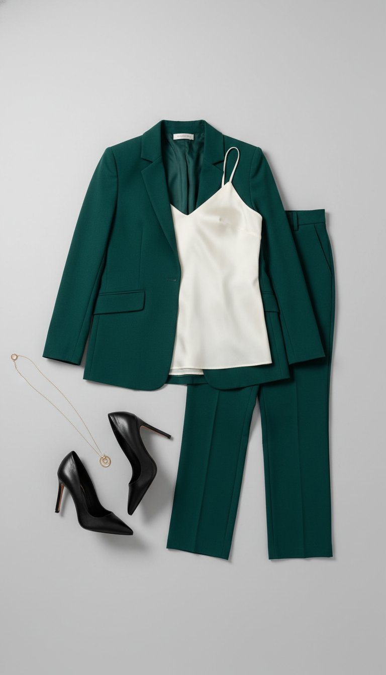 Bold Power Suit: Confidence & Class