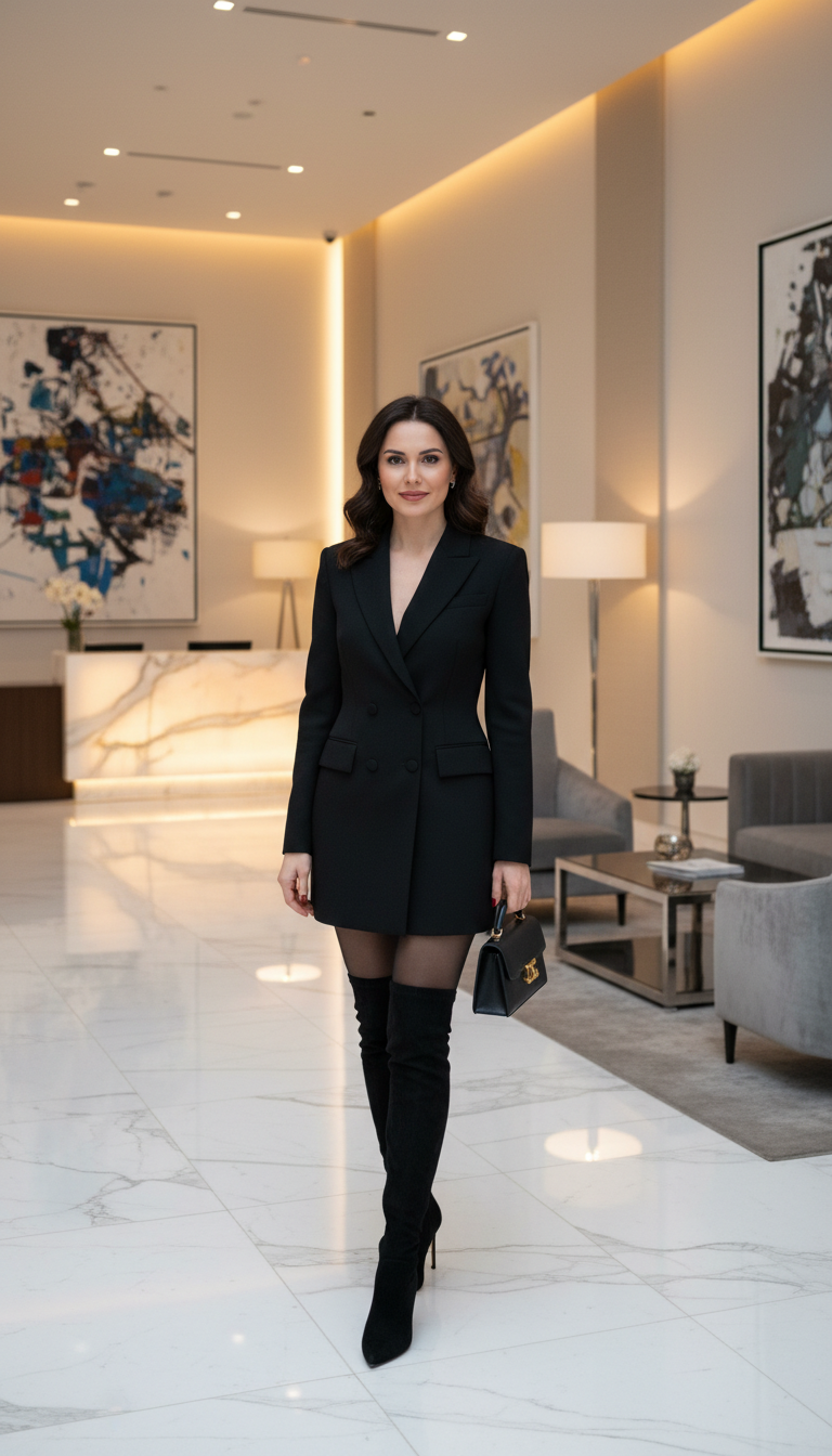 Sophisticated Blazer Dress