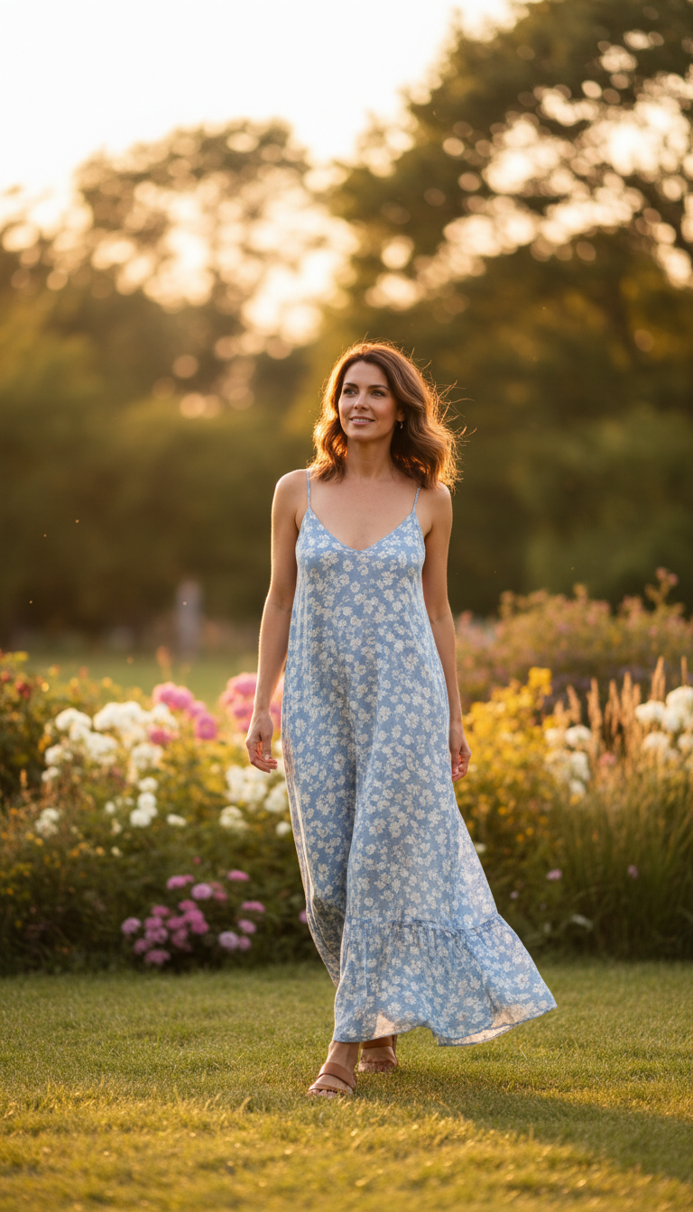 Flowy Maxi Dress: Bohemian Birthday Bliss