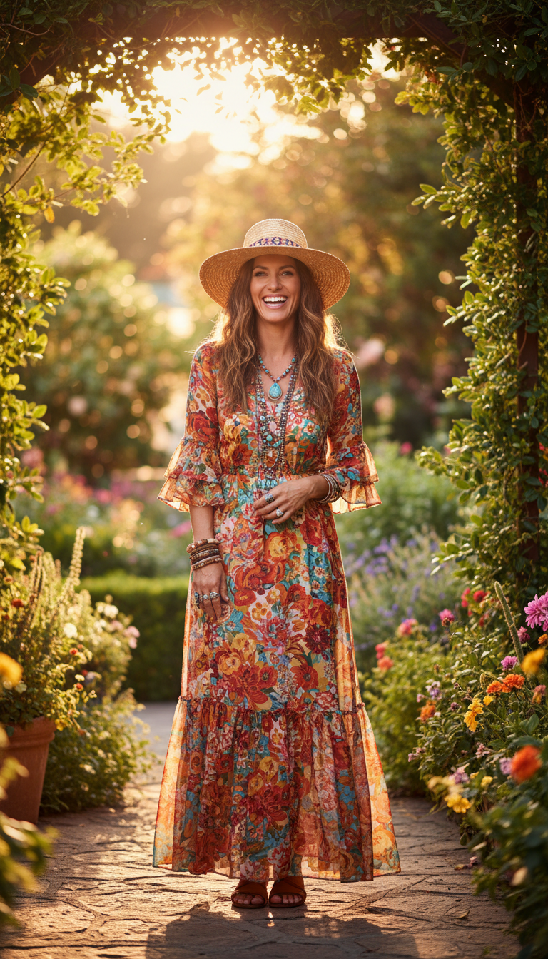 Boho Chic for Daytime Celebrations