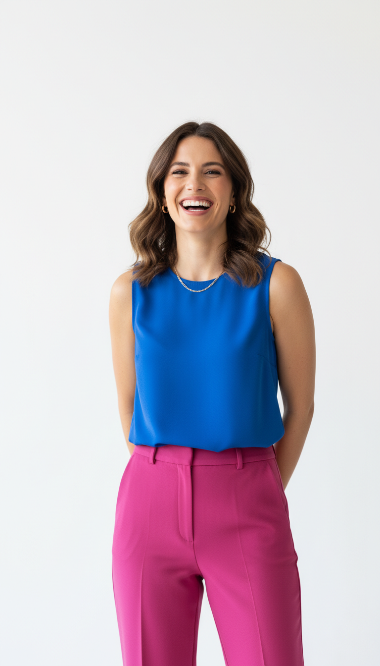 Vibrant Color Block Ensemble