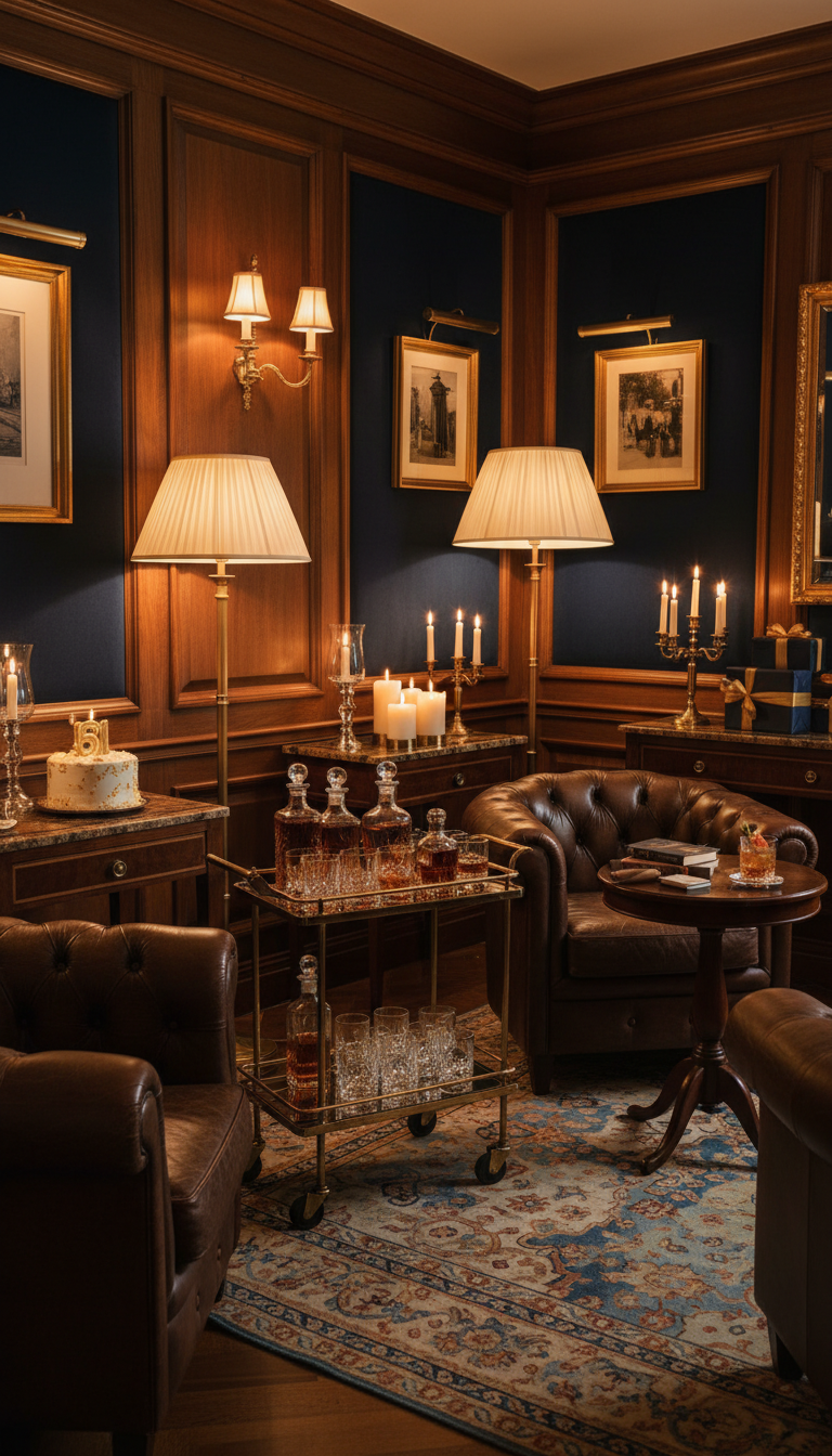 Sophisticated Gentleman's Lounge