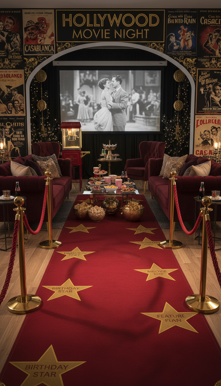 Hollywood Movie Night Glamour