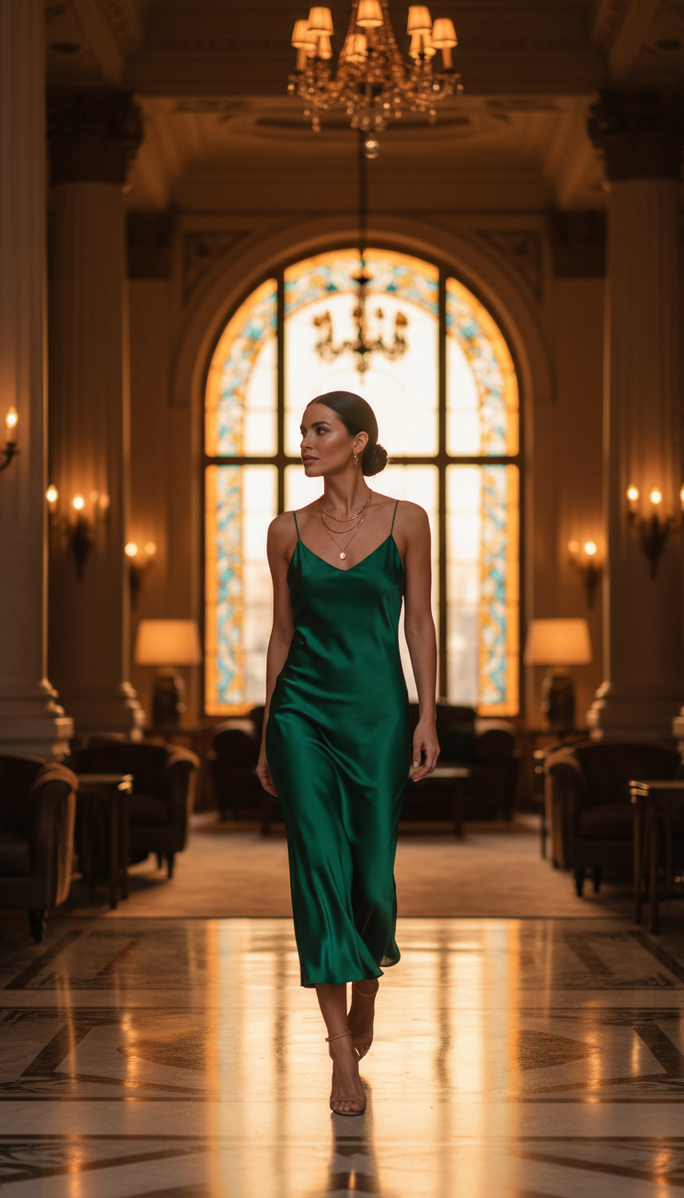 Silky Smooth Slip Dress Elegance