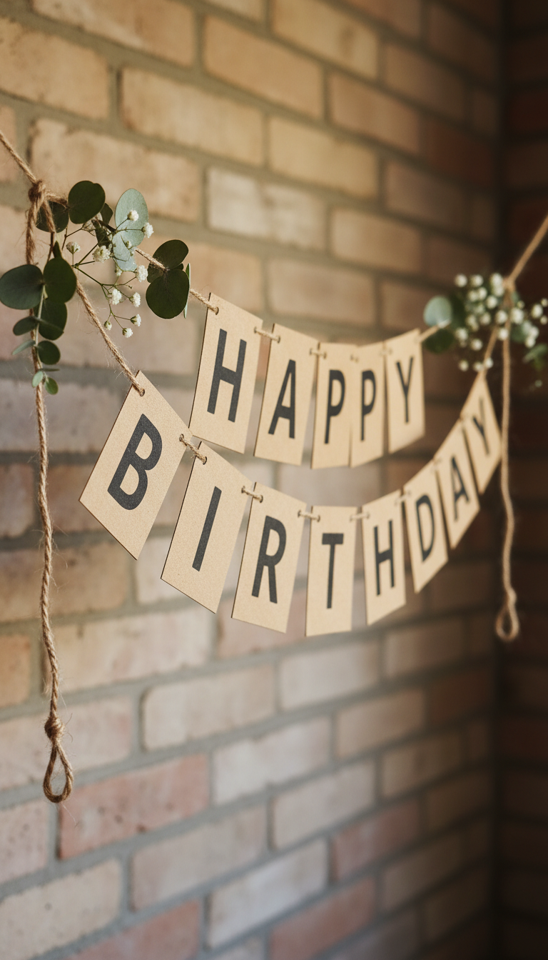 Personalized DIY Banners & Garlands