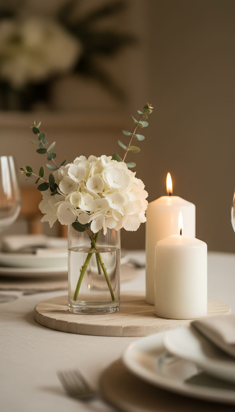 Simple, Elegant Centerpieces