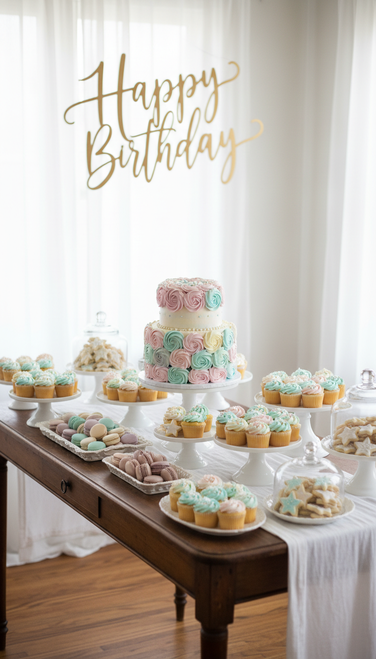 Dessert Bar as a Decorative Showcase