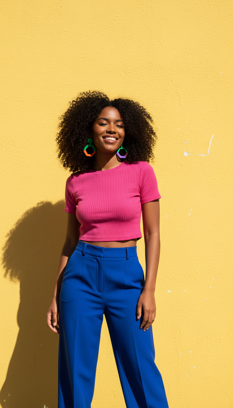 Bold Color Block Outfit