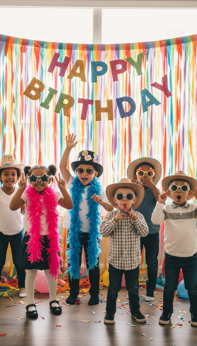 DIY Photo Booth Fun Zone