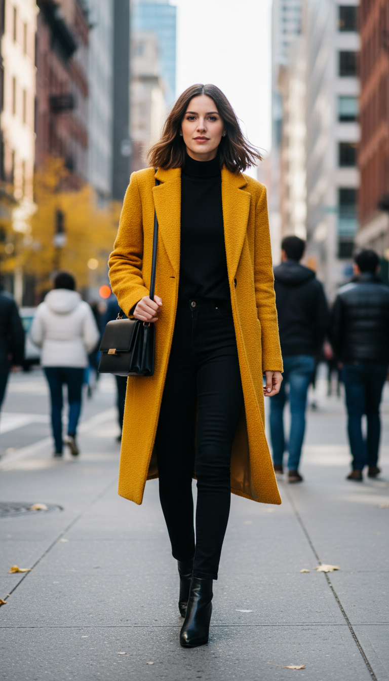 Bold Statement Coat Centerpiece