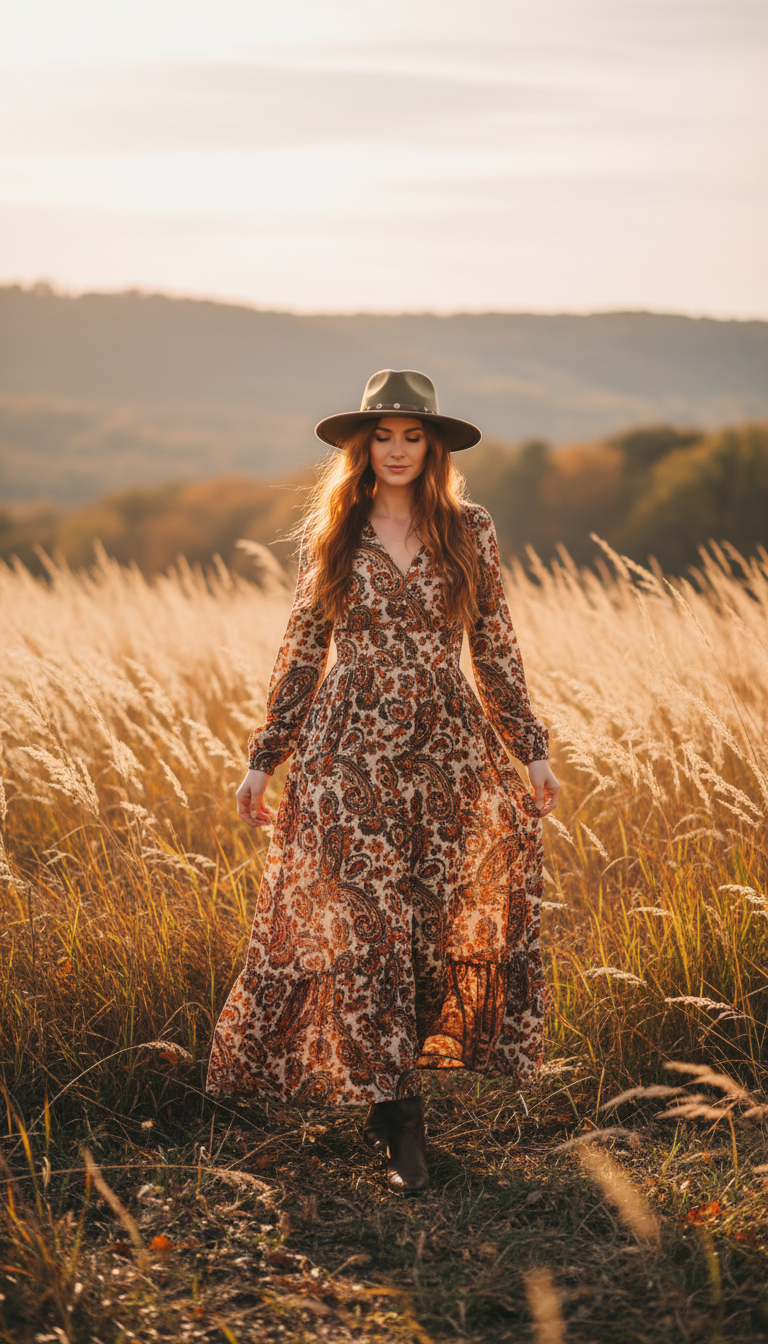 Free-Spirited Boho Maxi