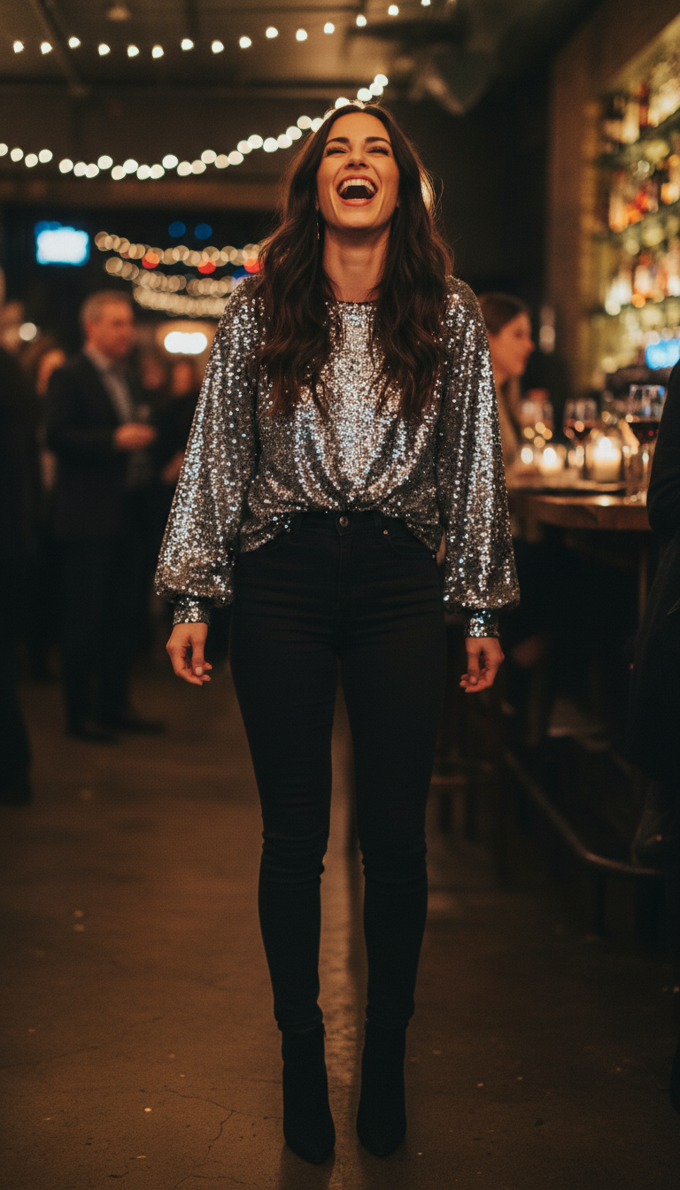 Sparkle & Shine Sequin Top